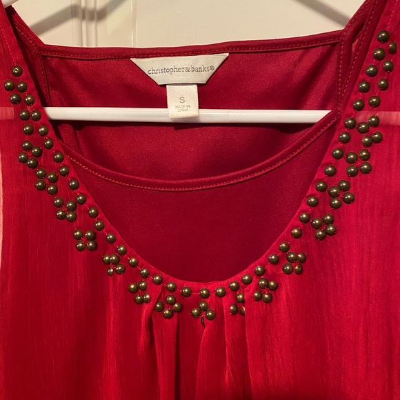 Christopher & Banks Sleeveless Top . Size: Small - Picture 2 of 5